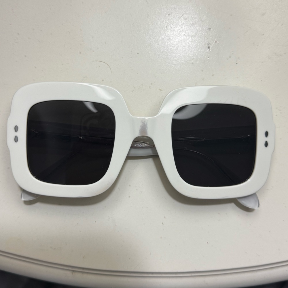 Isabel Marant white oversized sunglasses - Picture 2 of 5